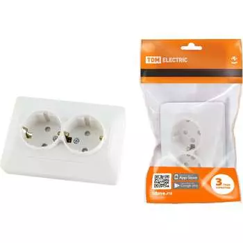Двойная розетка TDM ELECTRIC SQ1823-0016
