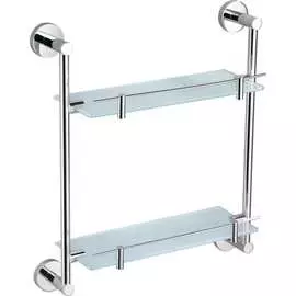 Двойная стеклянная полочка RavSlezak COA0802