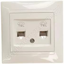 Телефонная розетка TDM ELECTRIC Лама SQ1815-0018