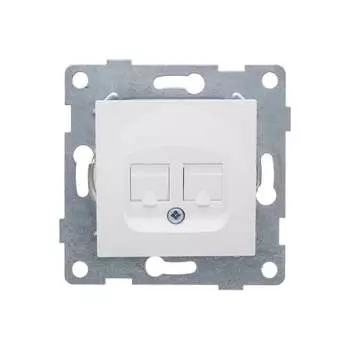 Двойная телефонная розетка GUSI Electric Ugra С11Т2-001