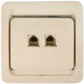 Двойная телефонная розетка СВЕТОЗАР