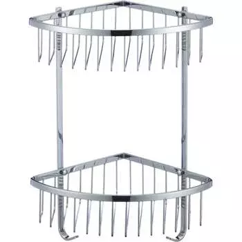 Двойная угловая полка-решетка Savol 24228