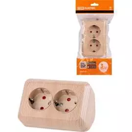 Двойная угловая розетка TDM ELECTRIC Ладога SQ1801-0443