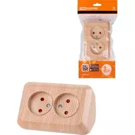 Двойная угловая розетка TDM ELECTRIC Ладога SQ1801-0442