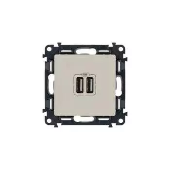 Двойная USB розетка Legrand Valena Life 753512 414158