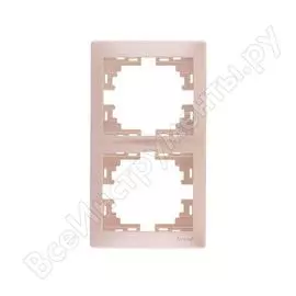 Вертикальная двойная рамка Lezard MIRA 701-3000-152