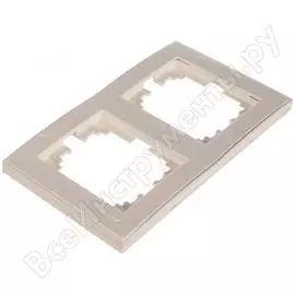 Двойная вертикальная рамка Lezard RAIN 703-0202-152