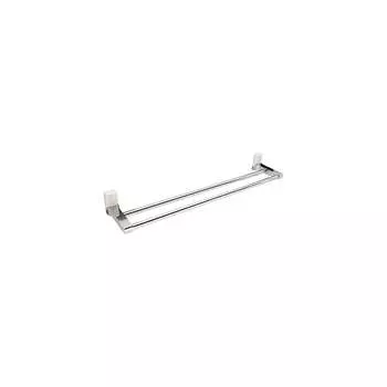 Двойной держатель полотенец WasserKraft Leine K-5040WHITE