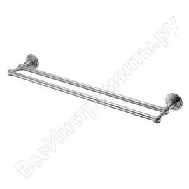 Двойной держатель полотенец WasserKraft Ammer K-7040