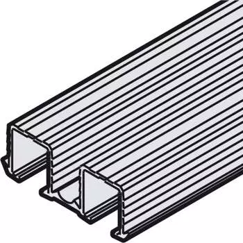 Двойной ходовой профиль Hafele Slido F-Line21 402.33.653