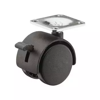 Двойной мебельный ролик Hafele 660.08.321