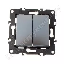 Двойной переключатель ЭРА 12-1106-03 Б0014665