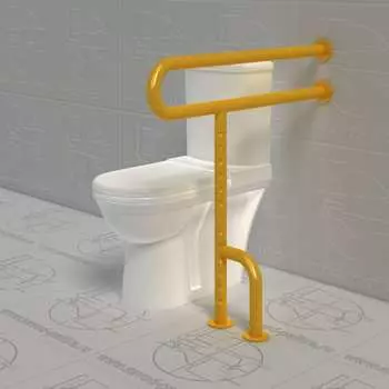 Двойной поручень для унитаза PALITRA TECHNOLOGY