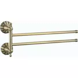 Двойной поворотный держатель для полотенец Savol