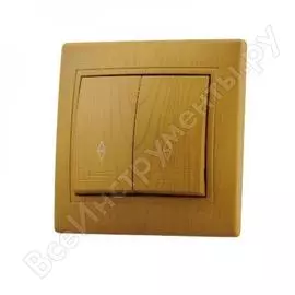 Двойной проходной выключатель Lezard MIRA 701-0701-106