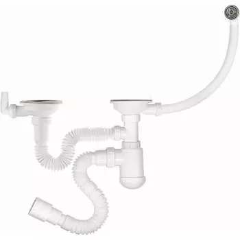 Двойной сифон для выпуска MasterProf ИС.110688