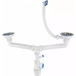 Двойной сифон VIRPLAST