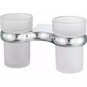 Двойной стеклянный держатель WasserKraft Berkel K-6828D