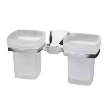 Двойной стеклянный держатель WasserKraft Wern K-2528D