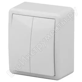 Двойной выключатель ЭРА 11-1204-01 Эксперт Б0020663