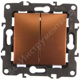 Двойной выключатель ЭРА 12110414 Б0019289