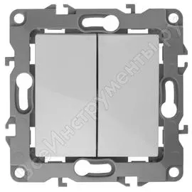 Двойной выключатель ЭРА 12-1104-01 Б0014645