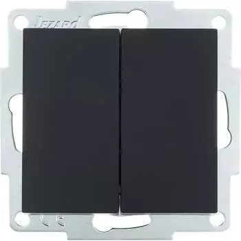 Двойной выключатель Lezard VESNA 742-4288-101