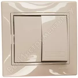 Двойной выключатель Lezard MIRA 701-0202-101