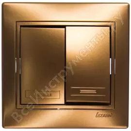 Двойной выключатель Lezard MIRA 701-1313-101