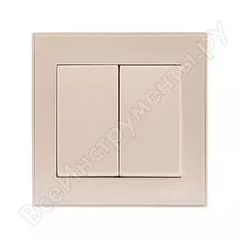 Двойной выключатель Lezard