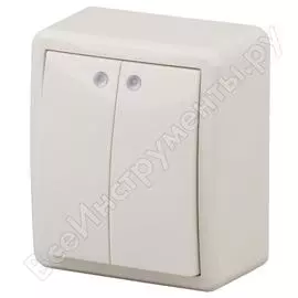 Двойной выключатель ЭРА 11-1205-02 Эксперт Б0020667