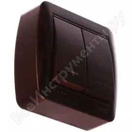 Двойной выключатель Lezard DEMET 711-0400-112