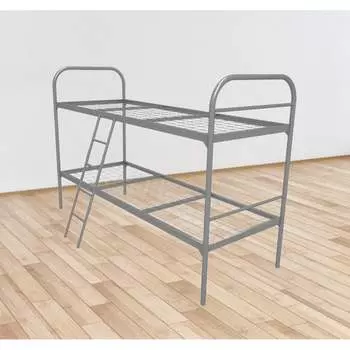 Двухъярусная металлическая кровать Sebmet К2-80190-100100-2ПЛ