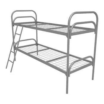 Двухъярусная металлическая кровать Sebmet К2-90190-10050-2ПЛ