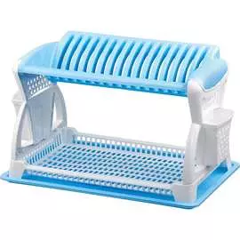 Двухъярусная сушилка для посуды Elf Plast 065 ХП010