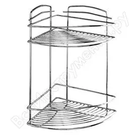 Угловая двухъярусная полка Milardo 209WC20M44