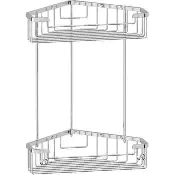 Угловая двухъярусная полочка-решетка FBS