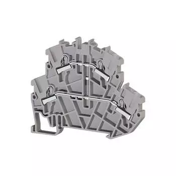 Двухъярусный быстрозажимной пружинный клеммник Klemsan PYK2,5-2FD A 0.0.0.3.307369