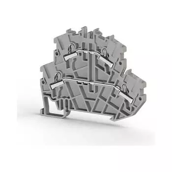 Двухъярусный пружинный быстрозажимной клеммник Klemsan PYK2,5-2F 0.0.0.3.307179