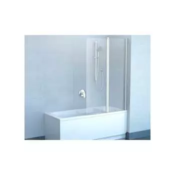 Двухэлементная перегородка-шторка на борт ванны Ravak CVS2-100 7QRA0100Z1
