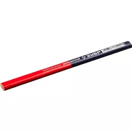 Двухцветный строительный карандаш ЗУБР КС-2