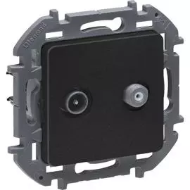 Двухкабельная розетка tv/sat Legrand INSPIRIA 673883
