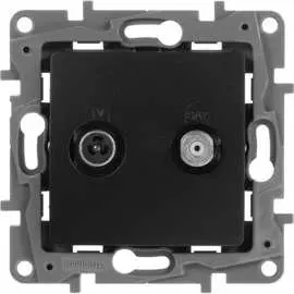 Двухкабельная tv/sat розетка Legrand ETIKA 672657