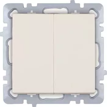 Двухклавишьный механизм выключателя Nilson moda-advantage 20122403