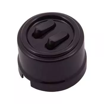 Двухклавишная кнопка Bironi B1-222-22-PB