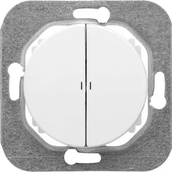 Двухклавишный механизм выключателя BYLECTRICA серия ПРОВАНС С510-3308