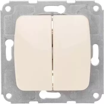 Двухклавишный механизм выключателя KRANZ dea KR-78-0232