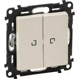 Двухклавишный механизм выключателя Legrand