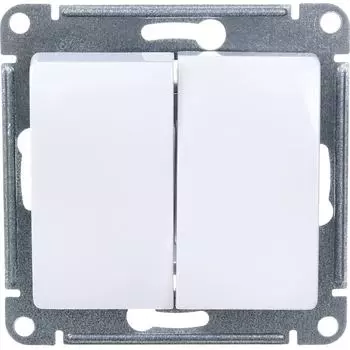 Двухклавишный механизм выключателя Systeme Electric Glossa GSL000151