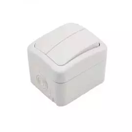 Двухклавишный накладной выключатель KRANZ KR-78-0602